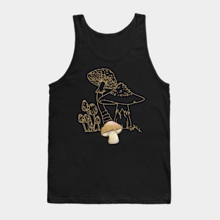 Cottagecore Aesthetic Kawaii Mushroom Whisperer Mycology Tank Top